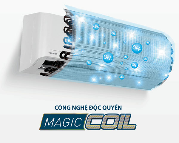 Máy lạnh Toshiba RAS-H13S4KCV2G-V - Công nghệ chống bám bẩn Magic Coil